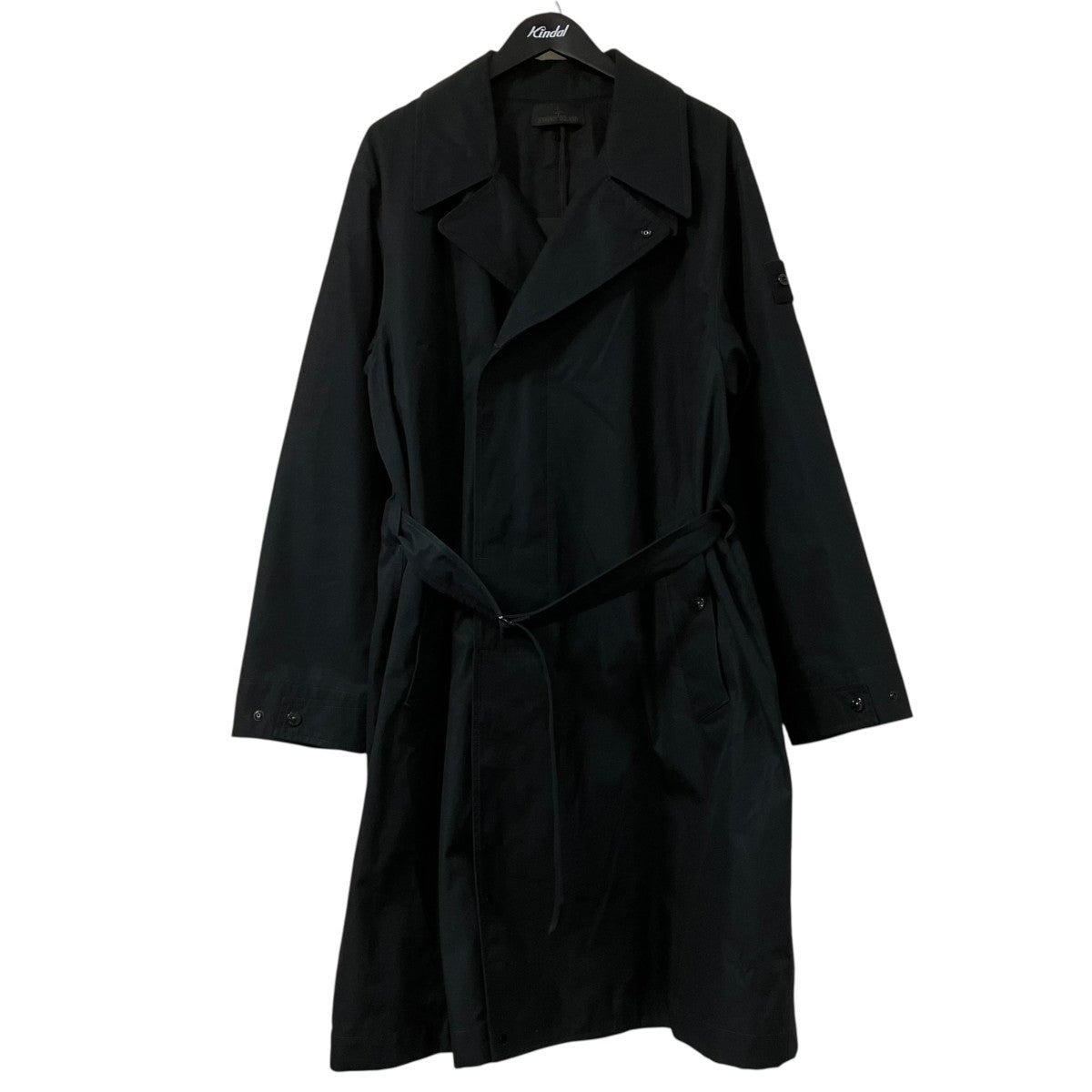 L2S157100004S0F01 Logo-Patch Belted Coatベルト付コート