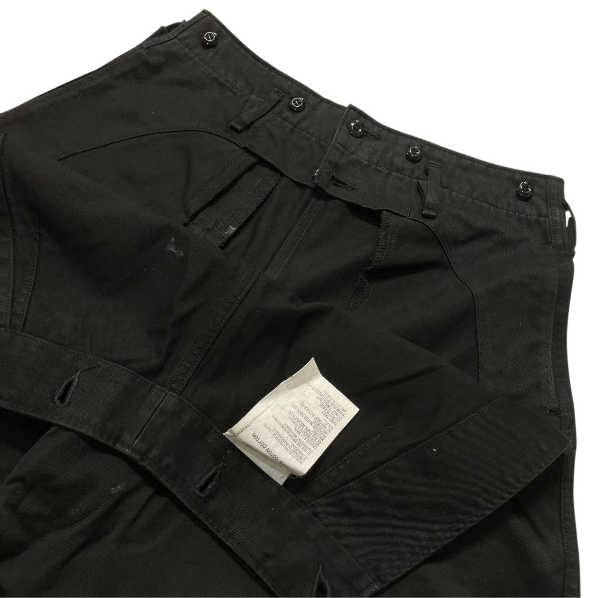 MILITARY BAGGS REVERSEワイドパンツ0069