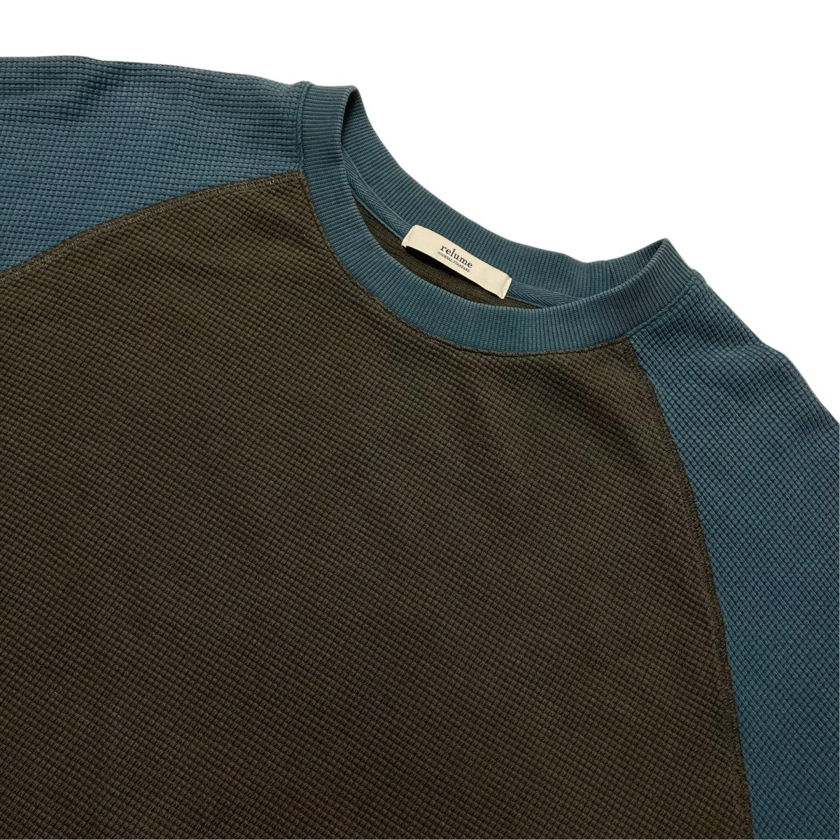 JOURNAL STANDARD relume 26AWフェードワッフル ラグラン ロンTラグランカットソー26070464554030 古着・中古-3枚目のアイテム画像