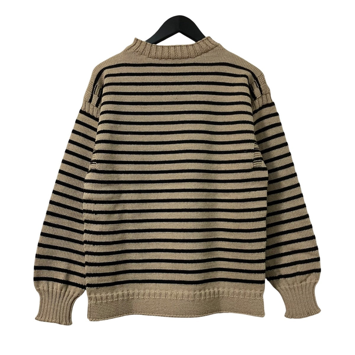GUERNSEY WOOLLENS ボーダーニット1110221 古着・中古-2枚目のアイテム画像