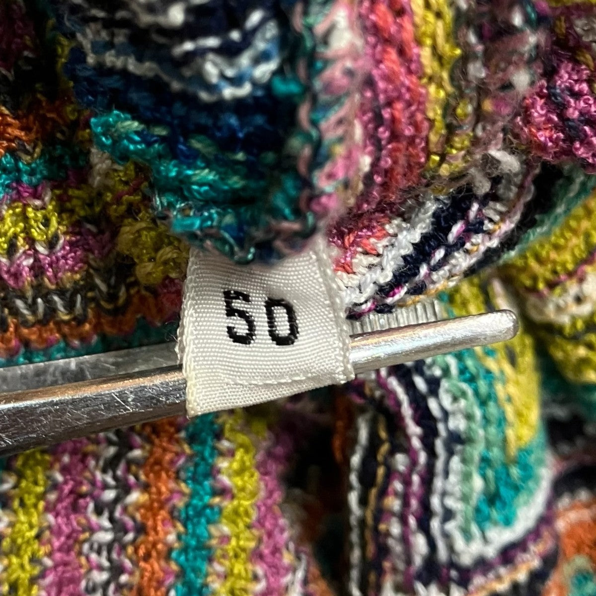 MISSONI Vネックニット 古着・中古-7枚目のアイテム画像