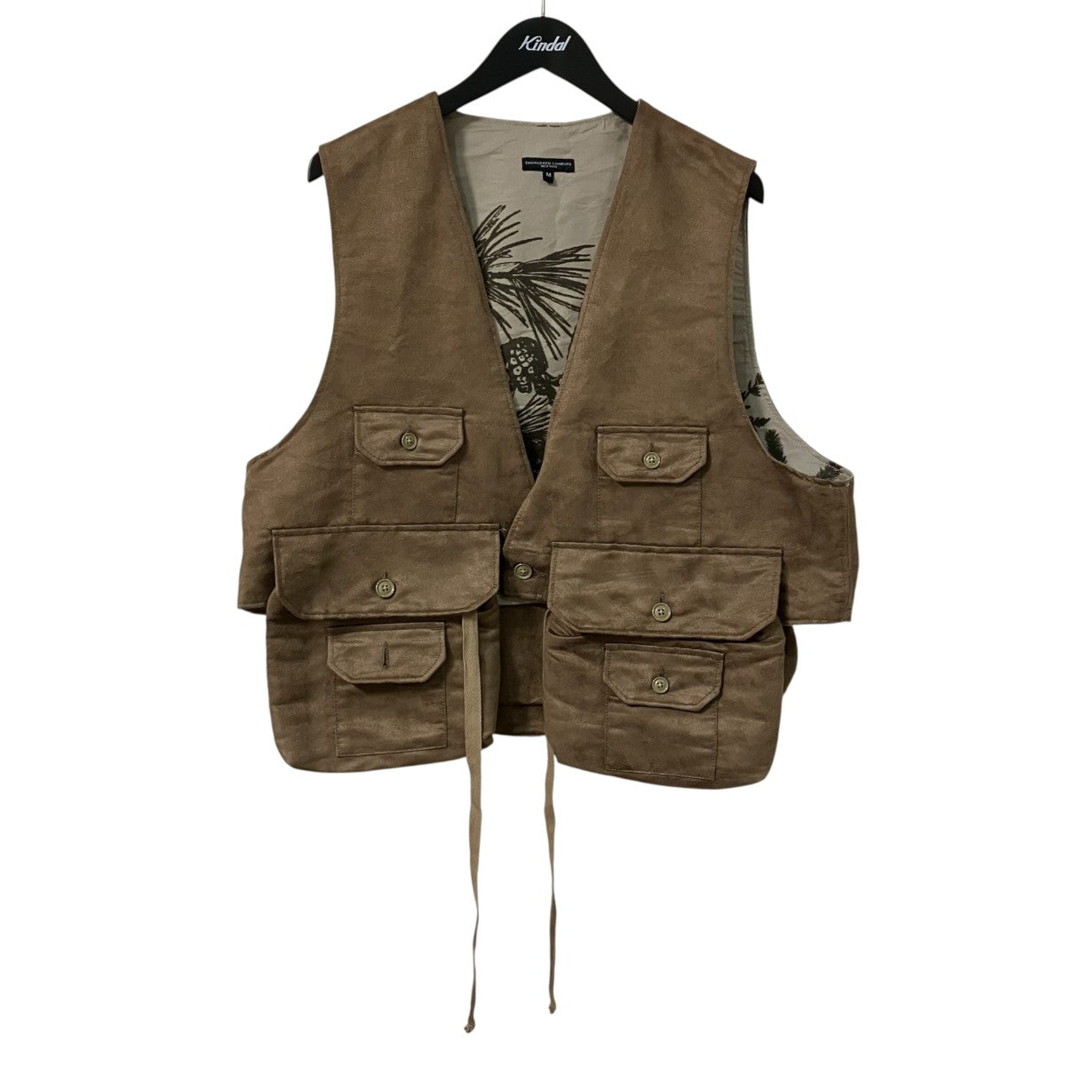 Fowl Vest Polyester Fake Suedeベスト