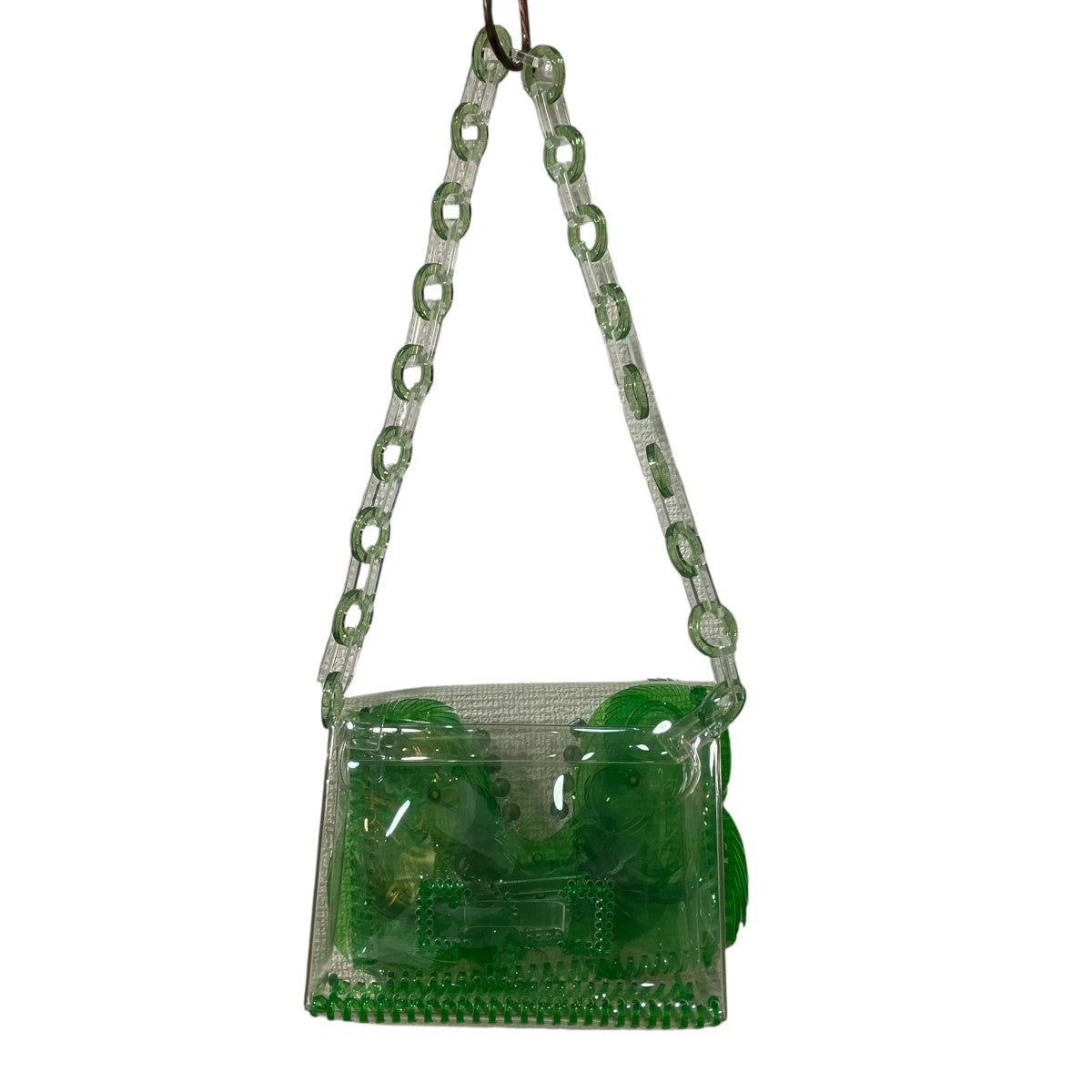 Transparent Sculptural Mini Chain BagショルダーバッグMM7 AC095