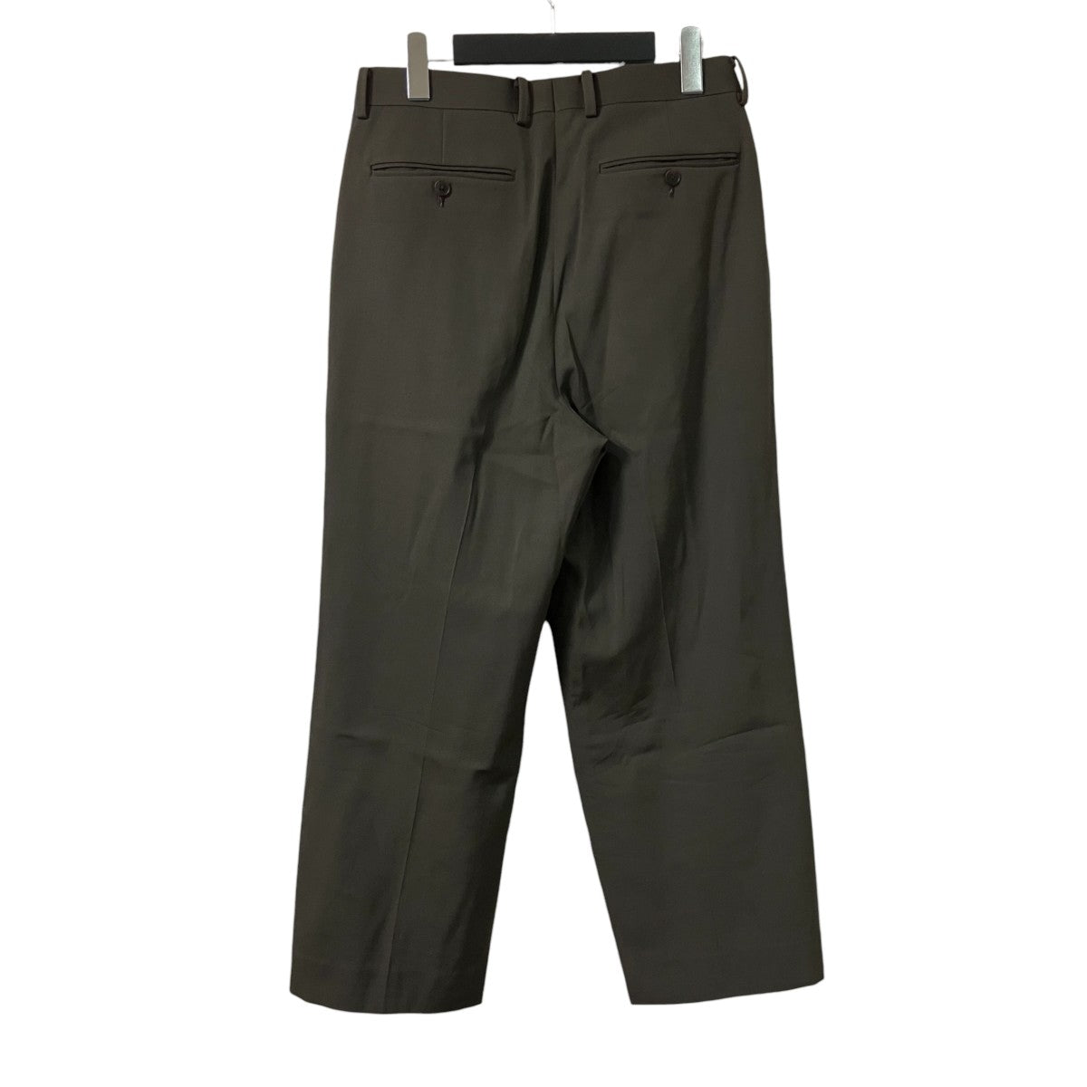 25SSLIGHT WOOL MAX GABARDINE TWOーTUCK SLACKSタックパンツa25sp03mg