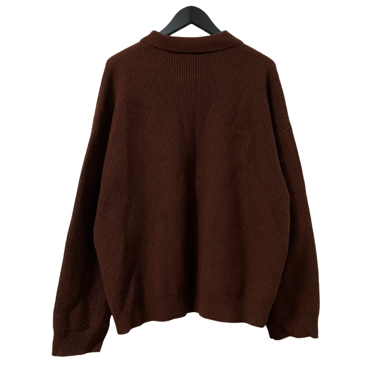 24AWzipup knit polo shirtハーフジップニットttt kt03