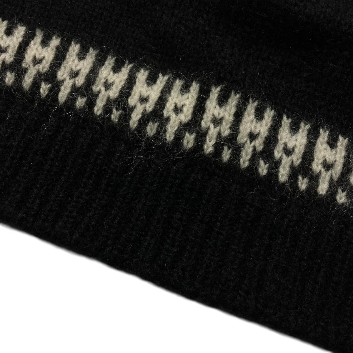 MOHAIR NORDIC CREW NECKクルーネックニットbn 23fw 055