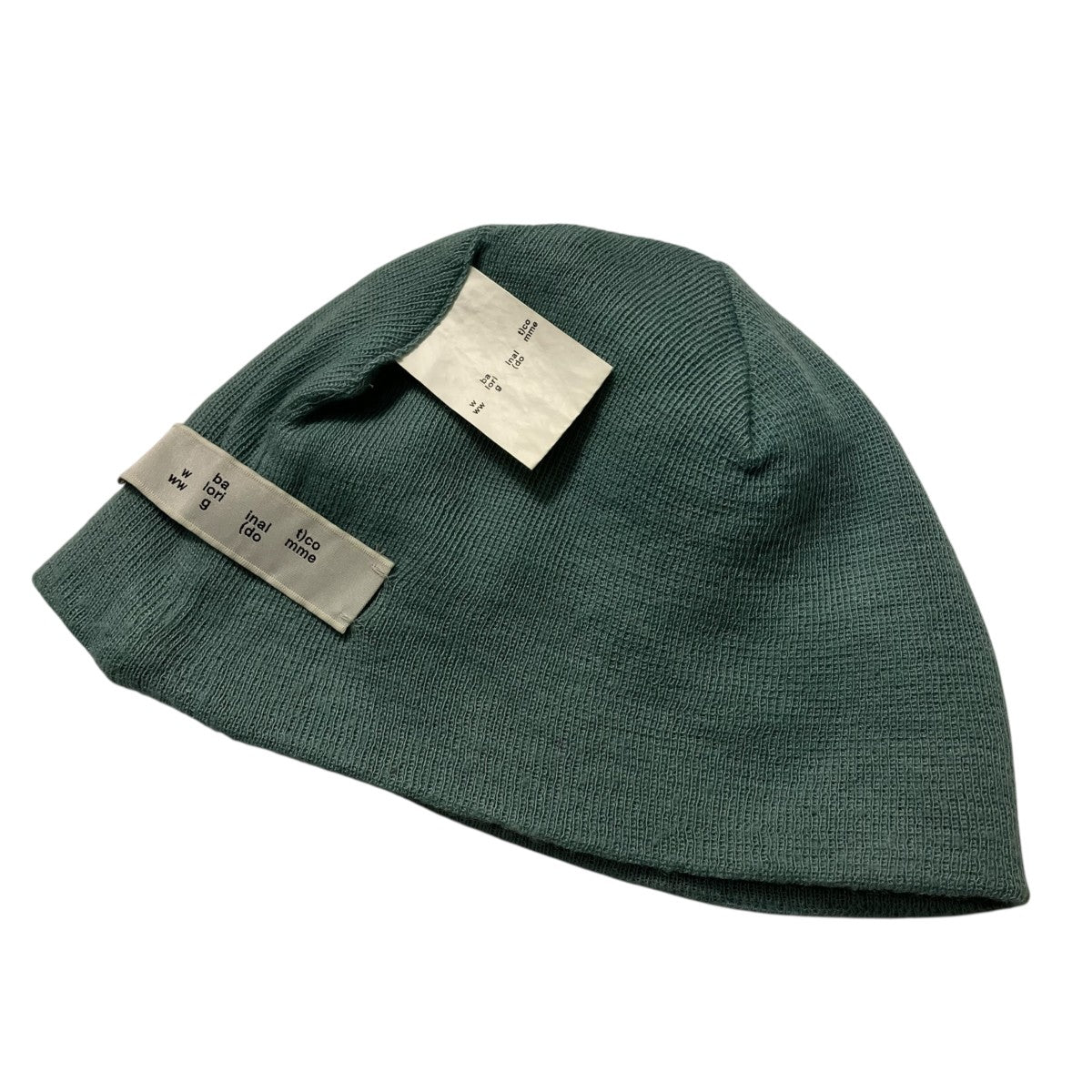 BIG LOGO SOFT BEANIE HATニットキャップ