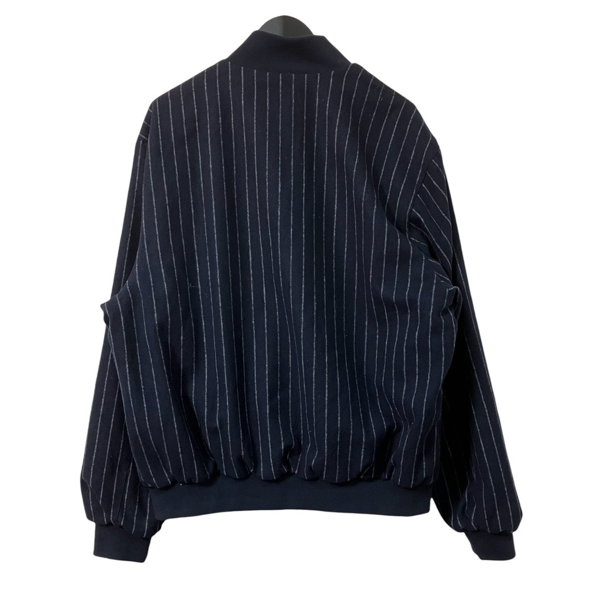 25AWREVERSIBLE PINSTRIPE WOOL COTTON Jリバーシブルブルゾン