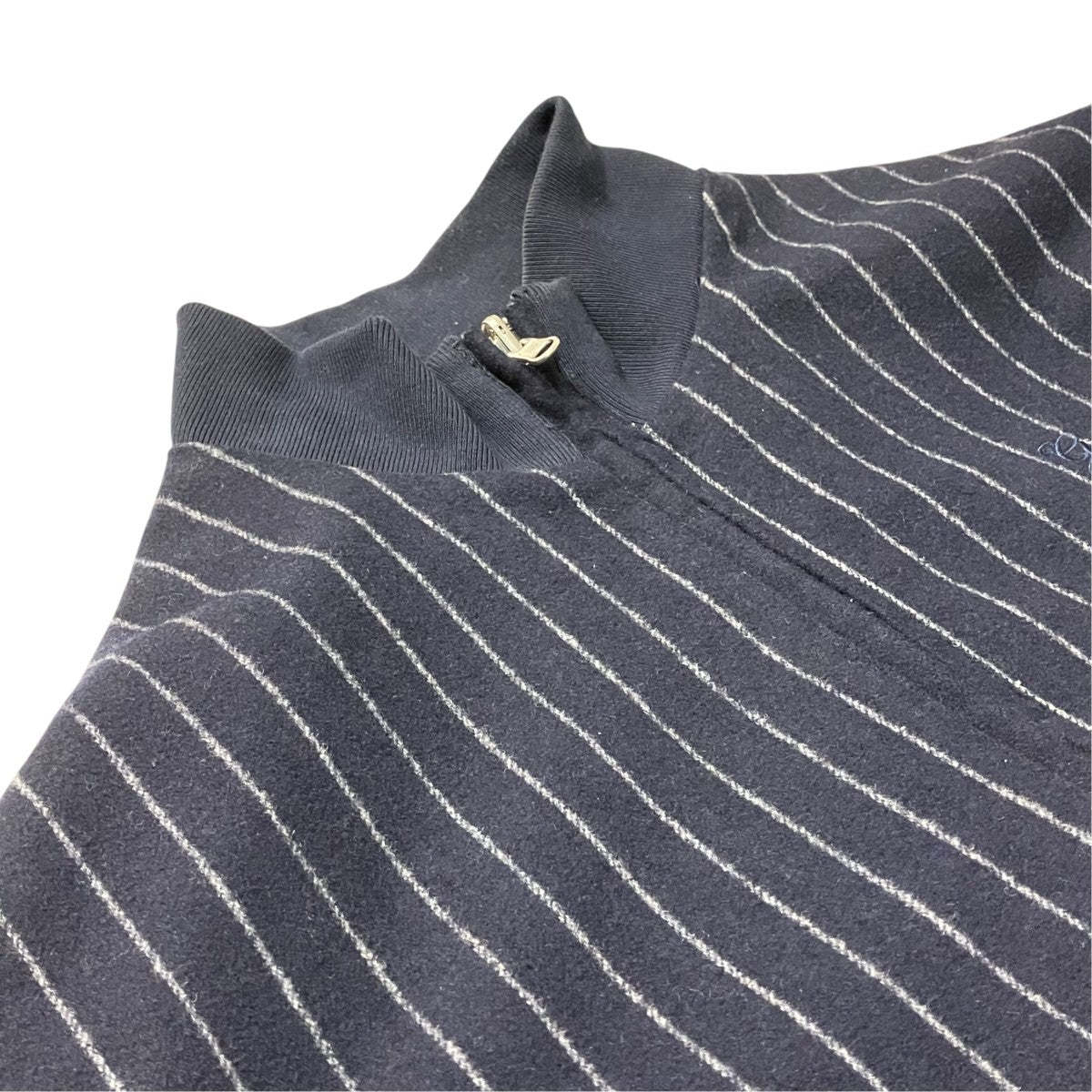 25AWREVERSIBLE PINSTRIPE WOOL COTTON Jリバーシブルブルゾン