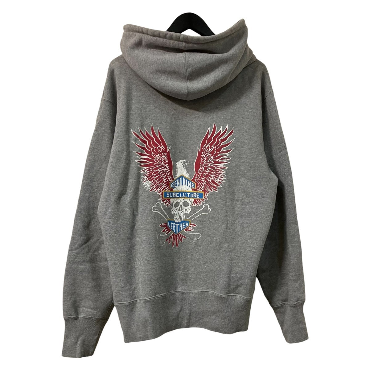 EAGLE SKULL HOODIEプリントフーディー