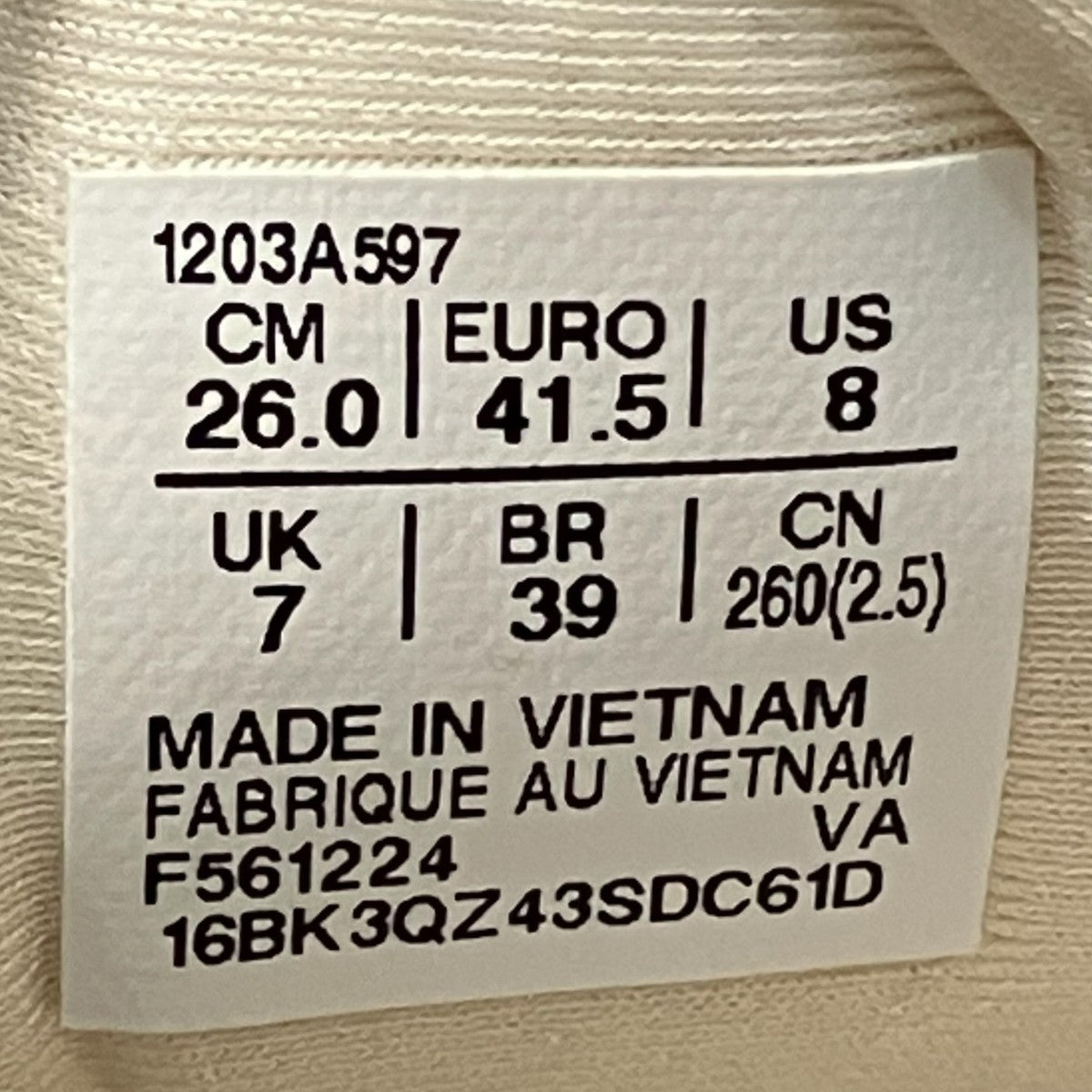 asics GEL-NUNOBIKローカットスニーカー1203A597 古着・中古-7枚目のアイテム画像