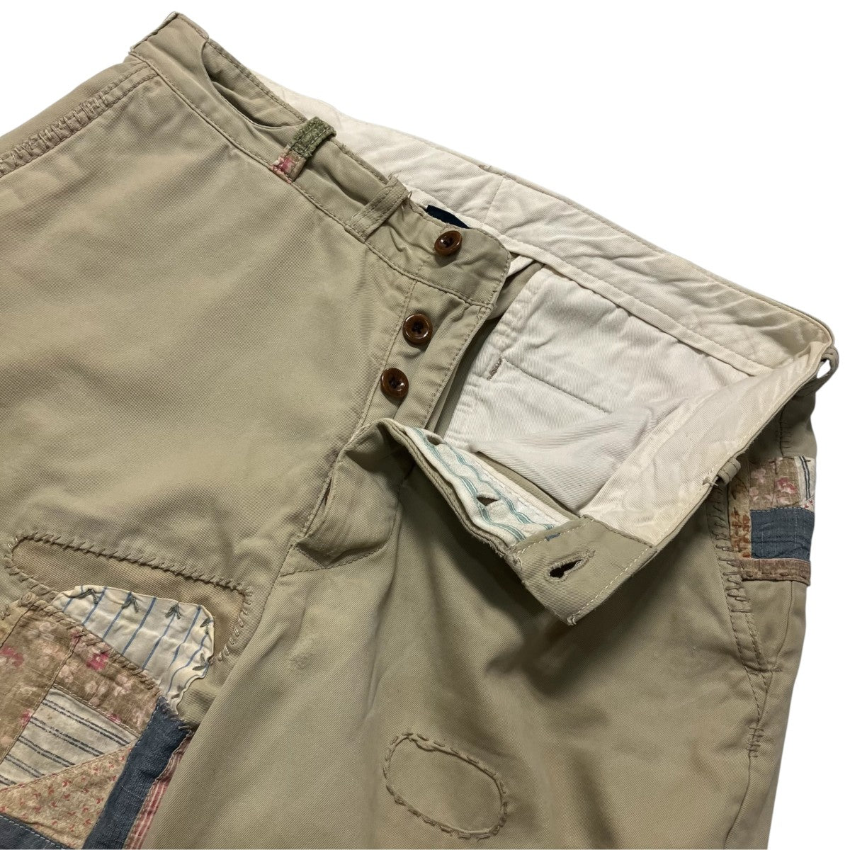 パッチワークチノパンツQUILTED PANT