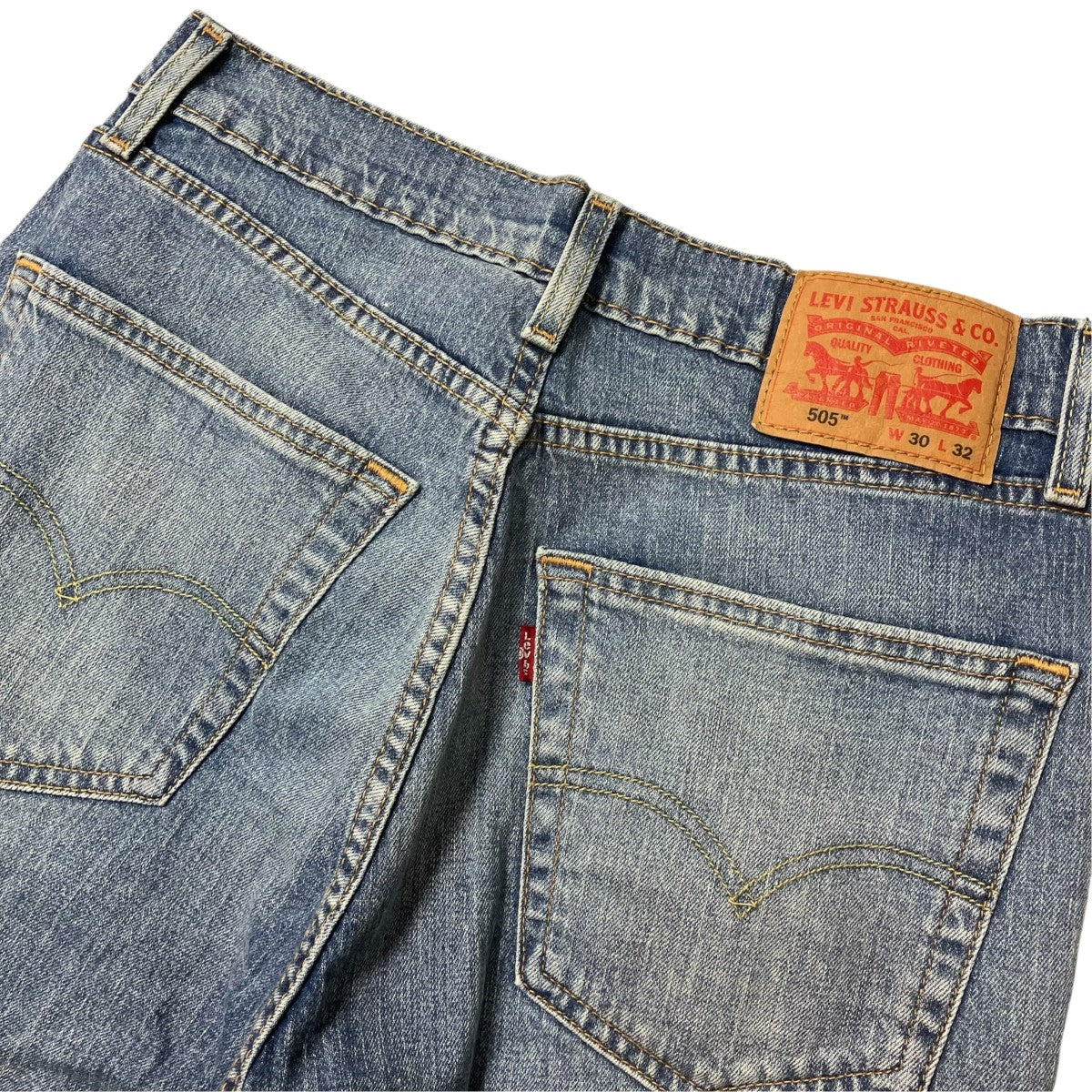 テーパードデニムパンツ505