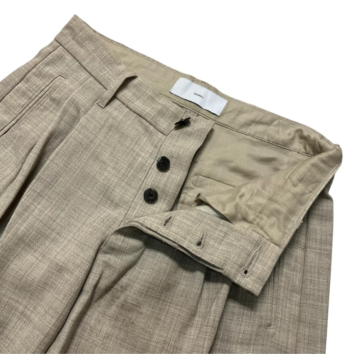 26SSWOOL TROUSERSタックパンツ26440802