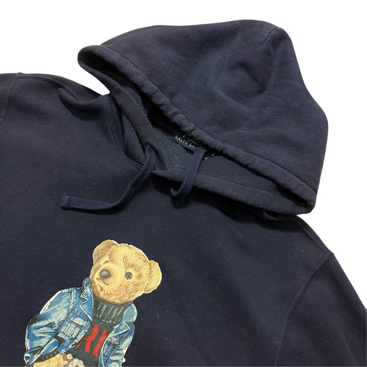 POLO RALPH LAUREN ポロベアプリントパーカー 古着・中古-3枚目のアイテム画像