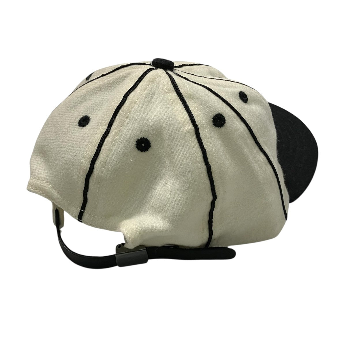 WOOL FLANNEL 8 PANEL HATロゴキャップ