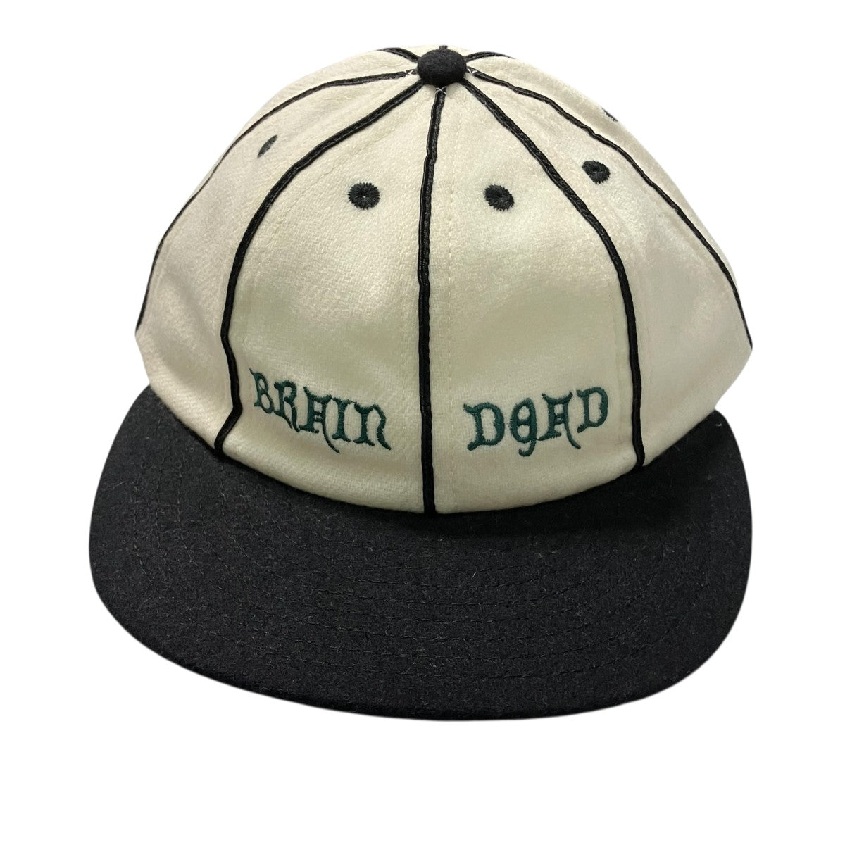 WOOL FLANNEL 8 PANEL HATロゴキャップ
