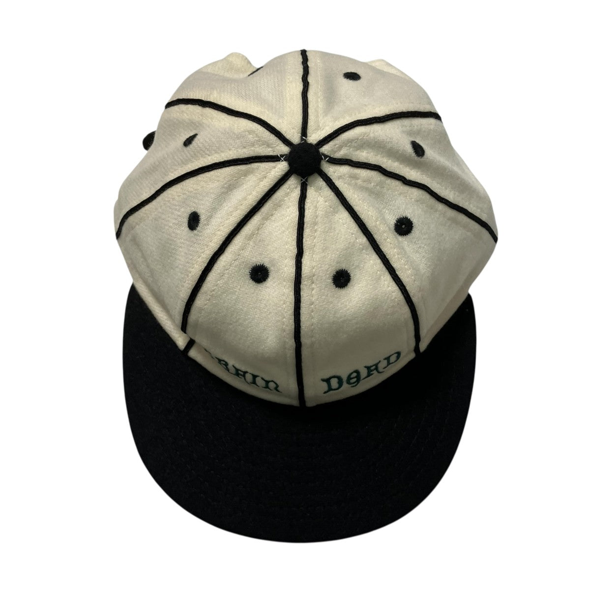 WOOL FLANNEL 8 PANEL HATロゴキャップ
