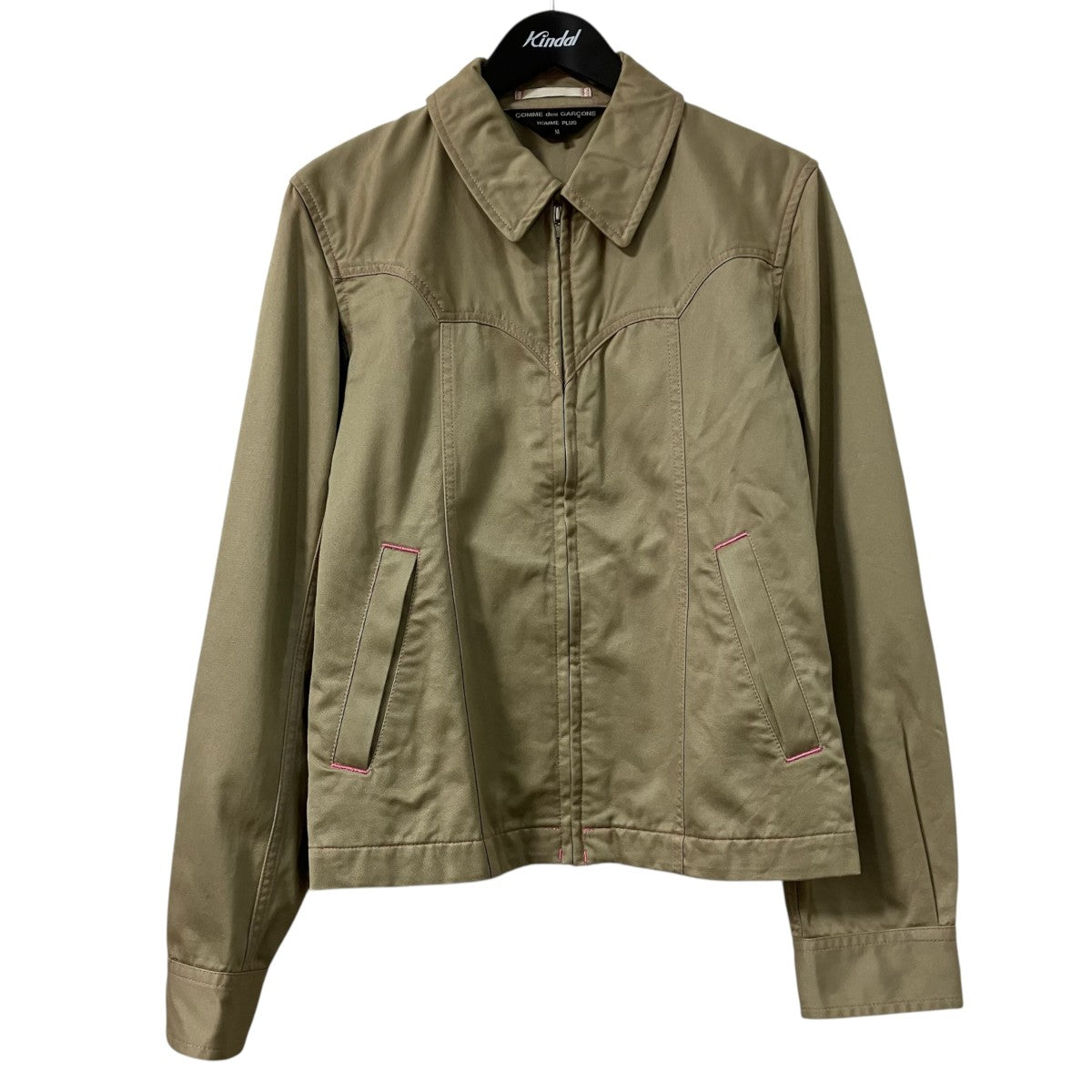 COMME des GARCONS HOMME PLUS AD2004ジップジャケットPO-J085 古着・中古-1枚目のアイテム画像