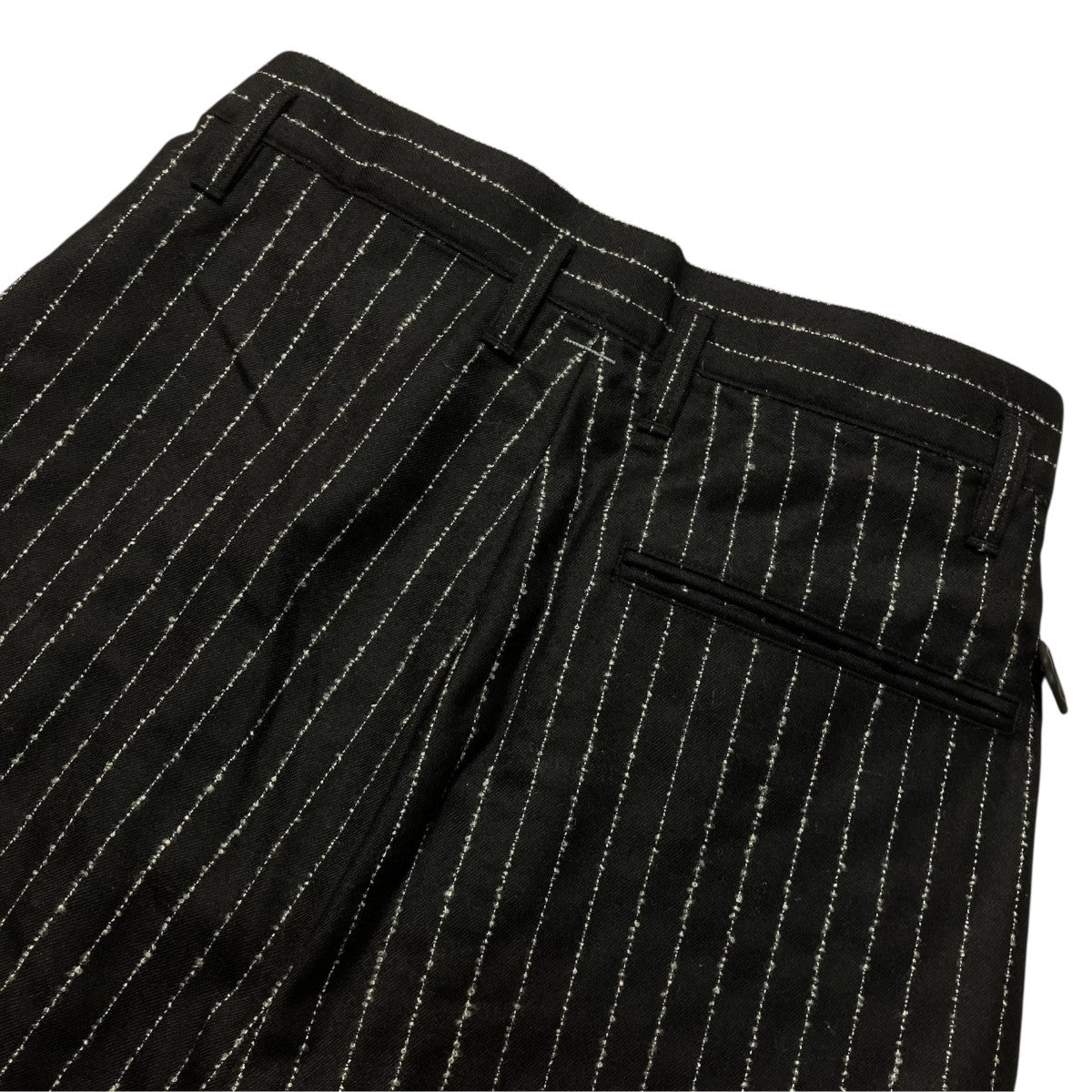 SHINYA KOZUKA Dear BAGGY PIN STRIPEバギーパンツ2502SK58 古着・中古-4枚目のアイテム画像