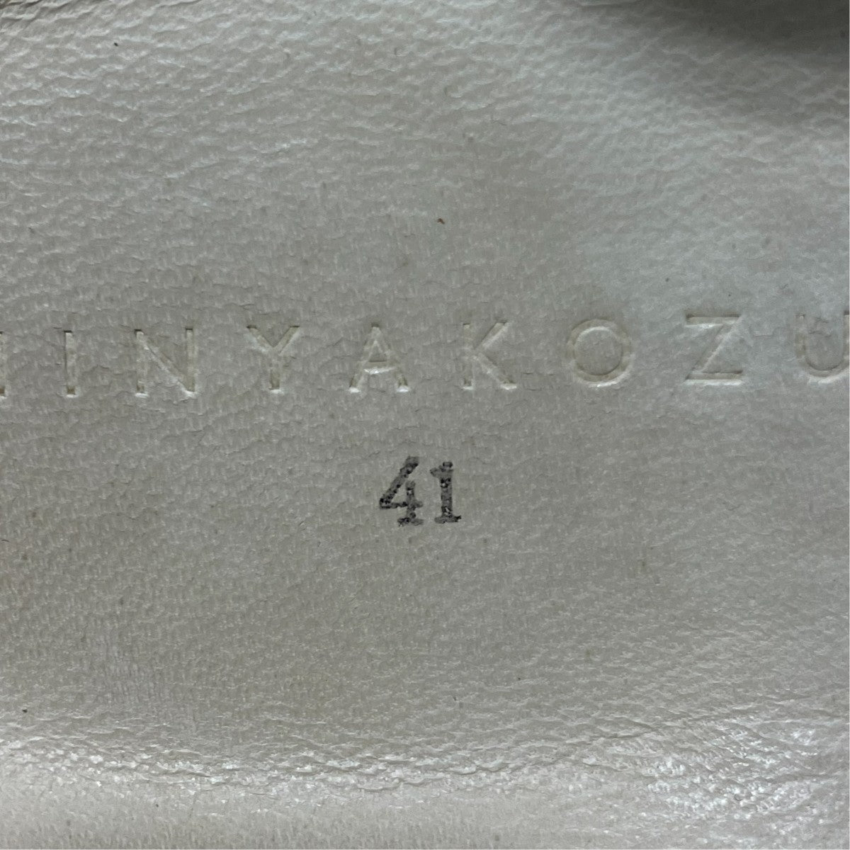SHINYA KOZUKA バイカラースリッポン 古着・中古-9枚目のアイテム画像