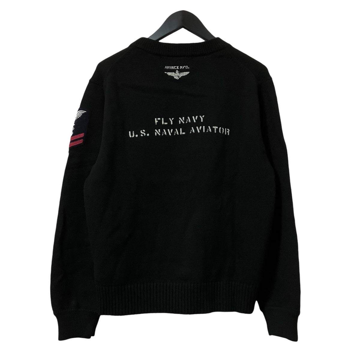 AVIREX AVIREX NAVAL CREW NECK KNITクルーネックニット783-3932006 古着・中古-2枚目のアイテム画像