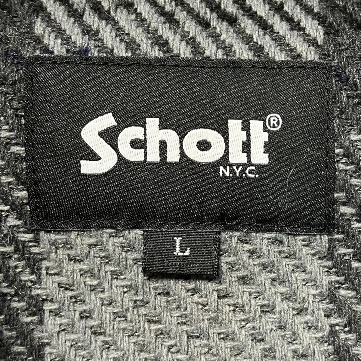 Schott シャギー プレイドシャツシャギーシャツジャケット782-5220007 古着・中古-7枚目のアイテム画像