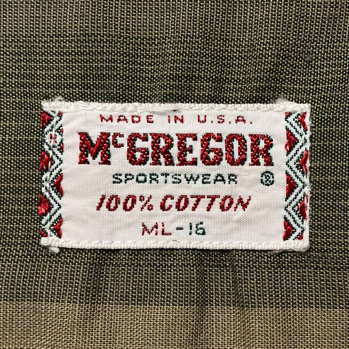 McGREGOR 長袖シャツ 古着・中古-6枚目のアイテム画像