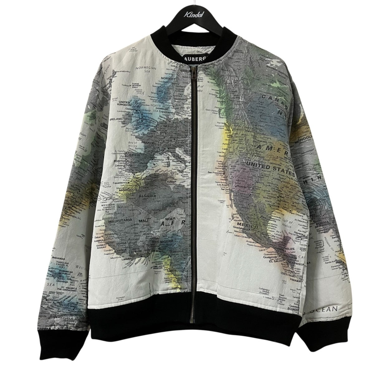 AUBERGE LITHIUM PAINTジップブルゾン 古着・中古-1枚目のアイテム画像