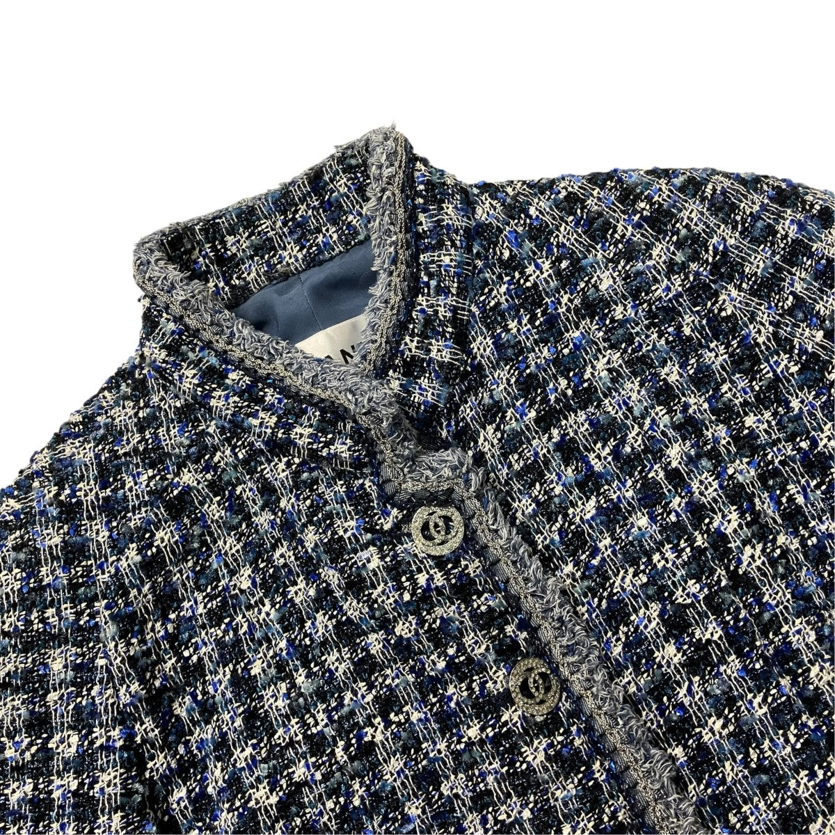 CHANEL ツイードジャケットP63186V48661 古着・中古-3枚目のアイテム画像