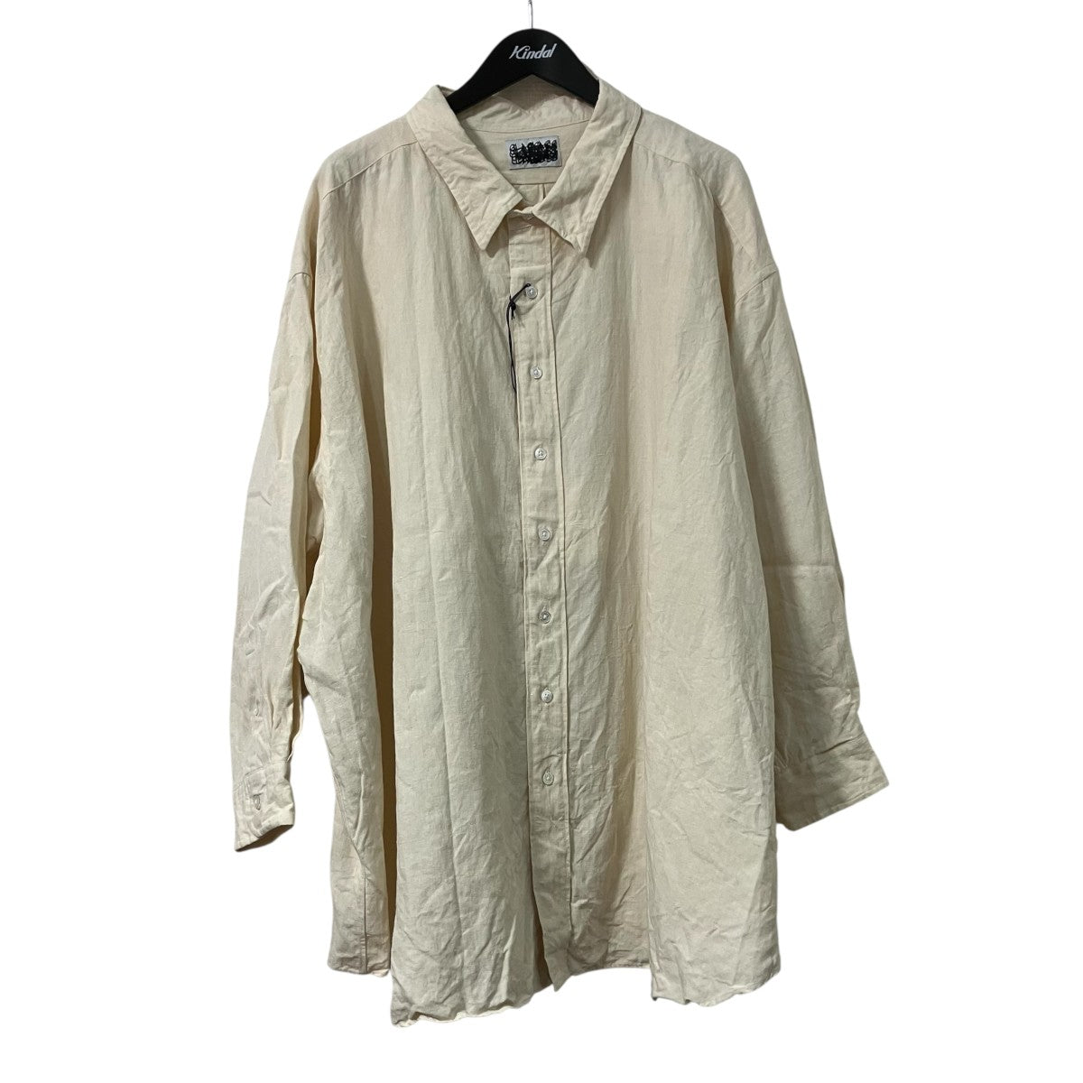 CLASS HEMP PLAIN WEAVE OVER SHIRT長袖シャツCCGS01UNI D 古着・中古-1枚目のアイテム画像