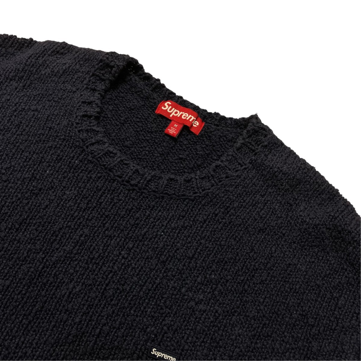 Supreme 24SSBoucle Small Box Sweaterクルーネックニット 古着・中古-3枚目のアイテム画像