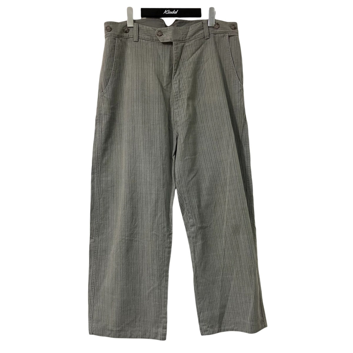 FADED STRIPE FATTY PANTSワイドパンツ