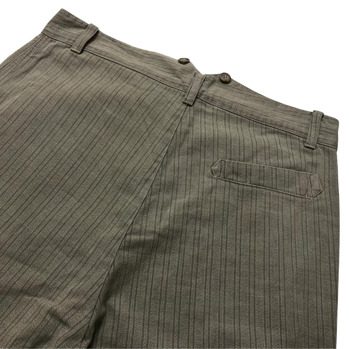 FADED STRIPE FATTY PANTSワイドパンツ