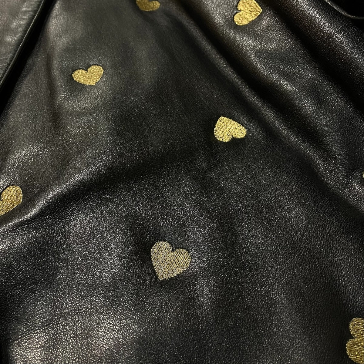 Christian Dior レザー中綿ジャケット 古着・中古-6枚目のアイテム画像