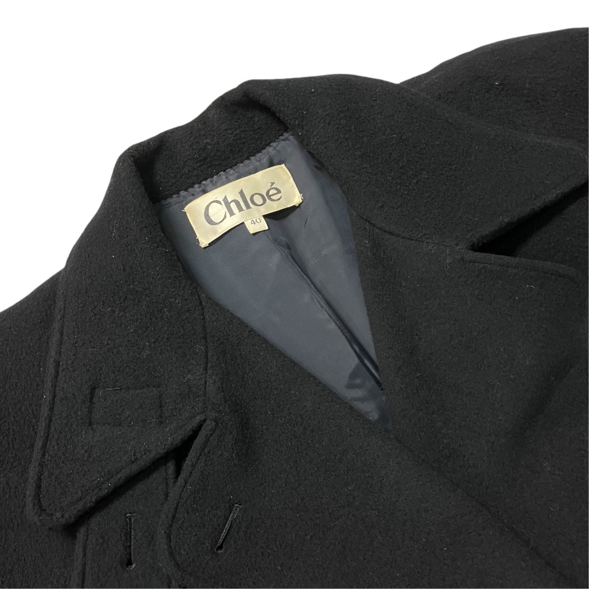 Chloe(クロエ) ロングコート ブラック サイズ 40｜【公式】カインド