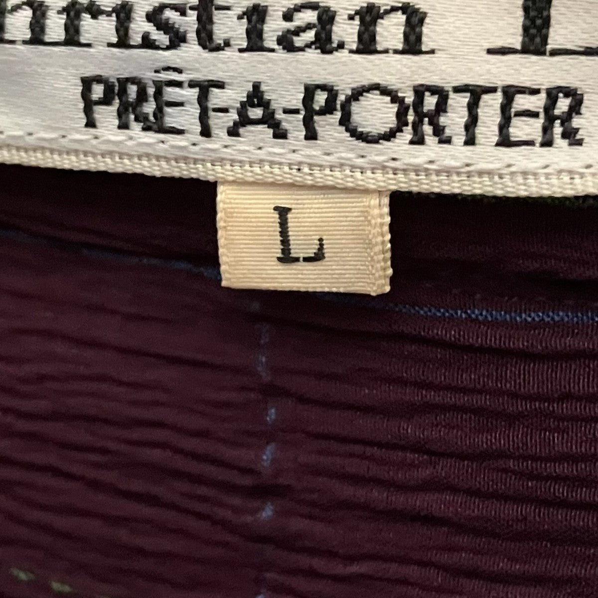 Christian Dior シルクリボンシャツ 古着・中古-10枚目のアイテム画像