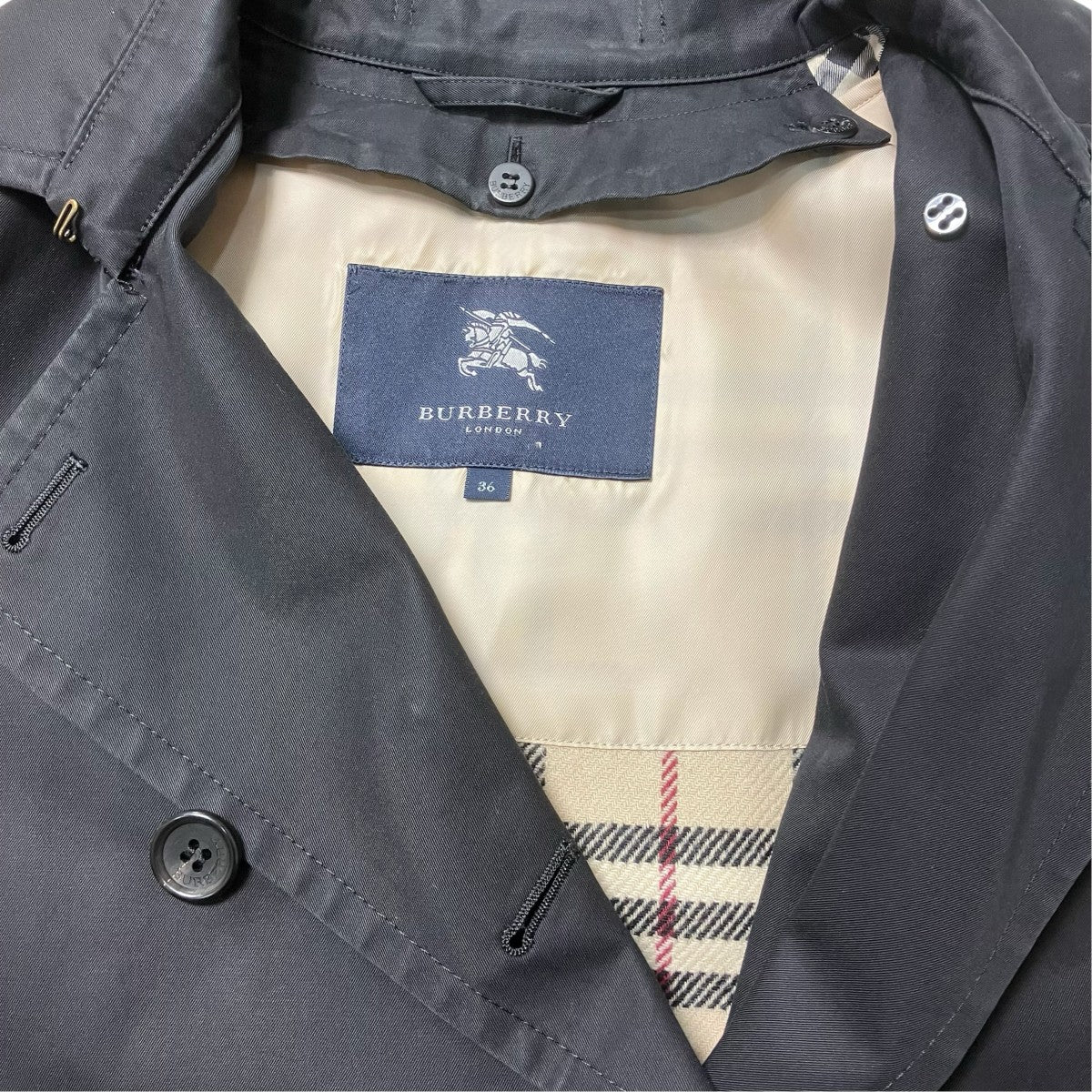 BURBERRY LONDON トレンチコートFR018-610-09 古着・中古-3枚目のアイテム画像
