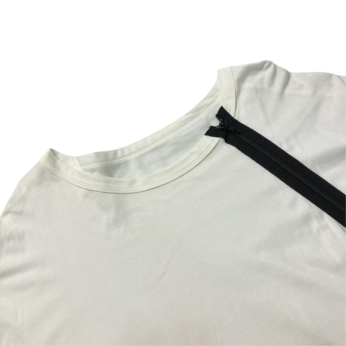 Diagonal zipper long sleeves T長袖カットソーGA-T26-040