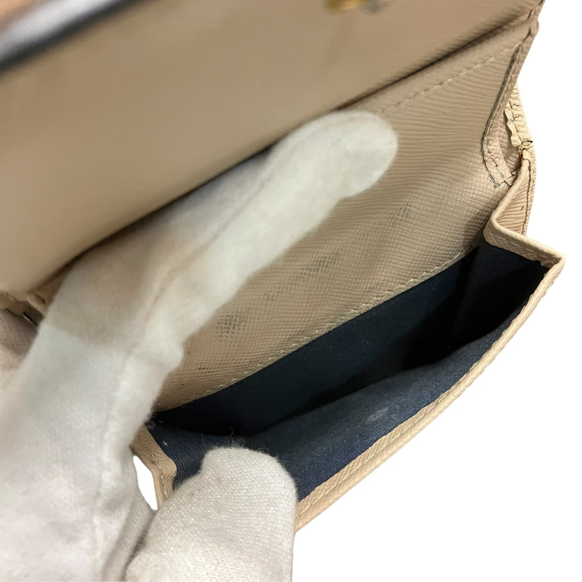 バイカラー2つ折り財布