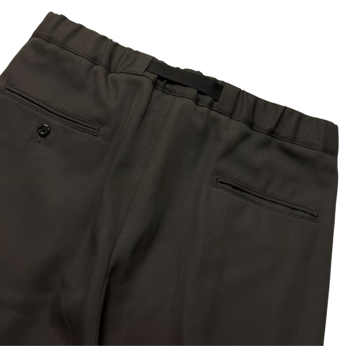 Tape-Belt 1 Tuck PantsスラックスM753-P58-900