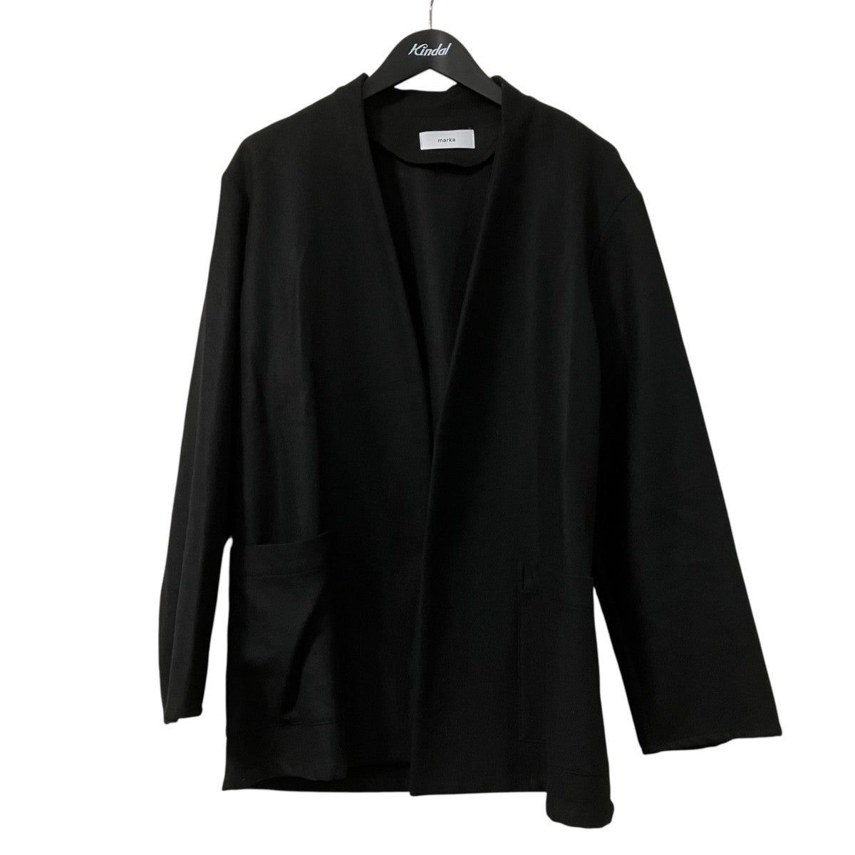 LAPELLESS SHIRT JACKET WOOL FLANNELノーカラージャケットM22D-06JK01C