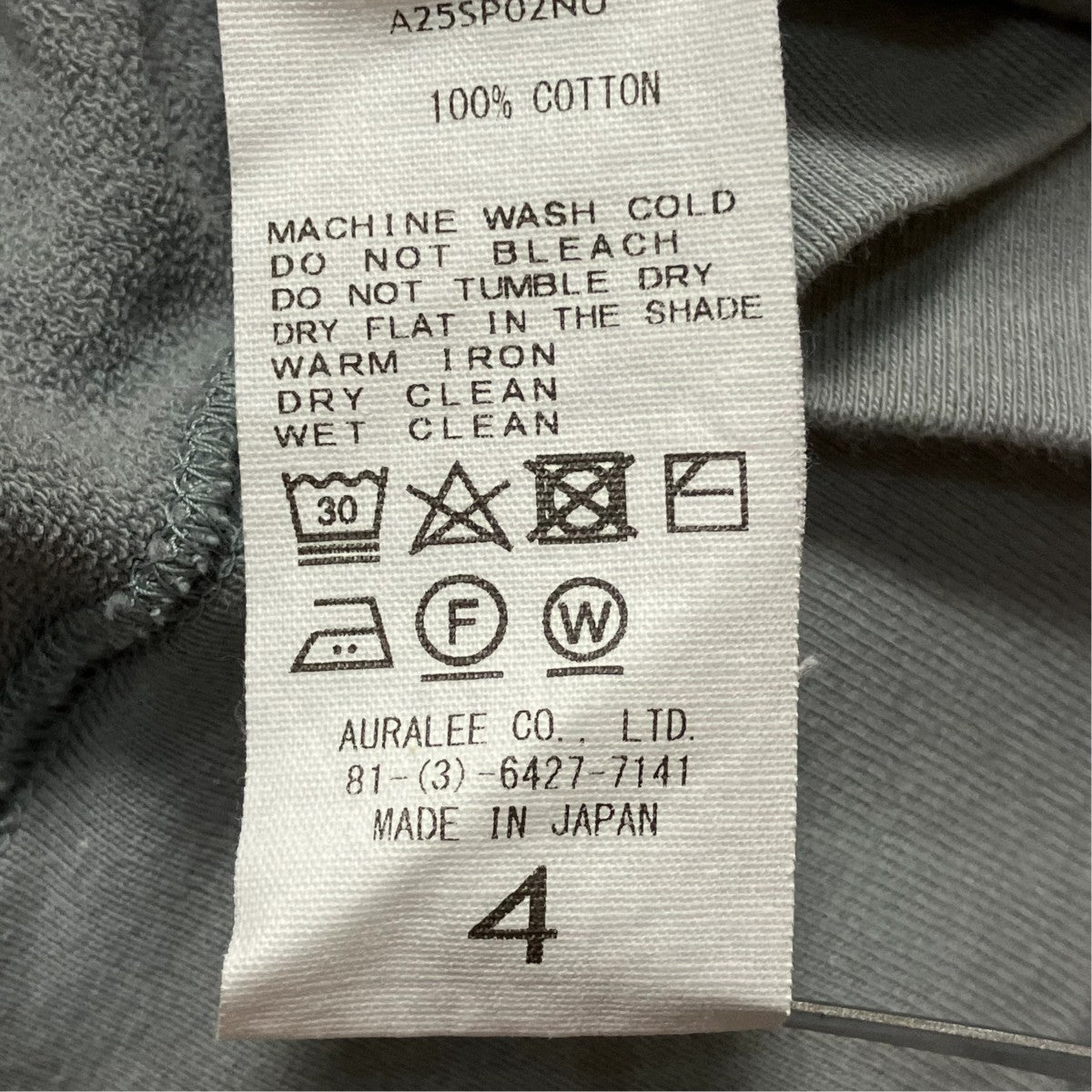 クルーネック長袖TシャツA25SP02NU