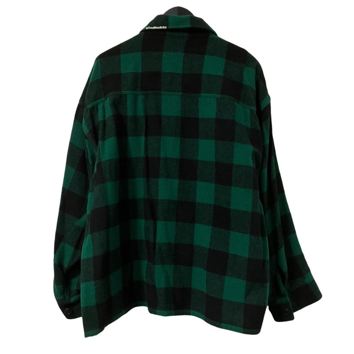 GRANNY REPAIR WRIST PATCH WIDE CHECK SHIRTシャツジャケットRESH-004