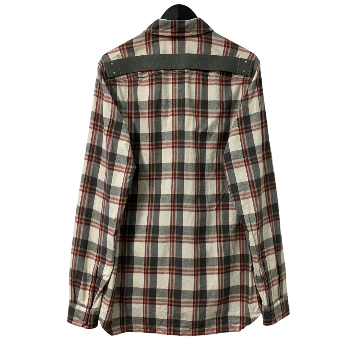 RICK OWENS チェックフランネルシャツ シャツジャケット RU01F2236-CP 古着・中古-2枚目のアイテム画像