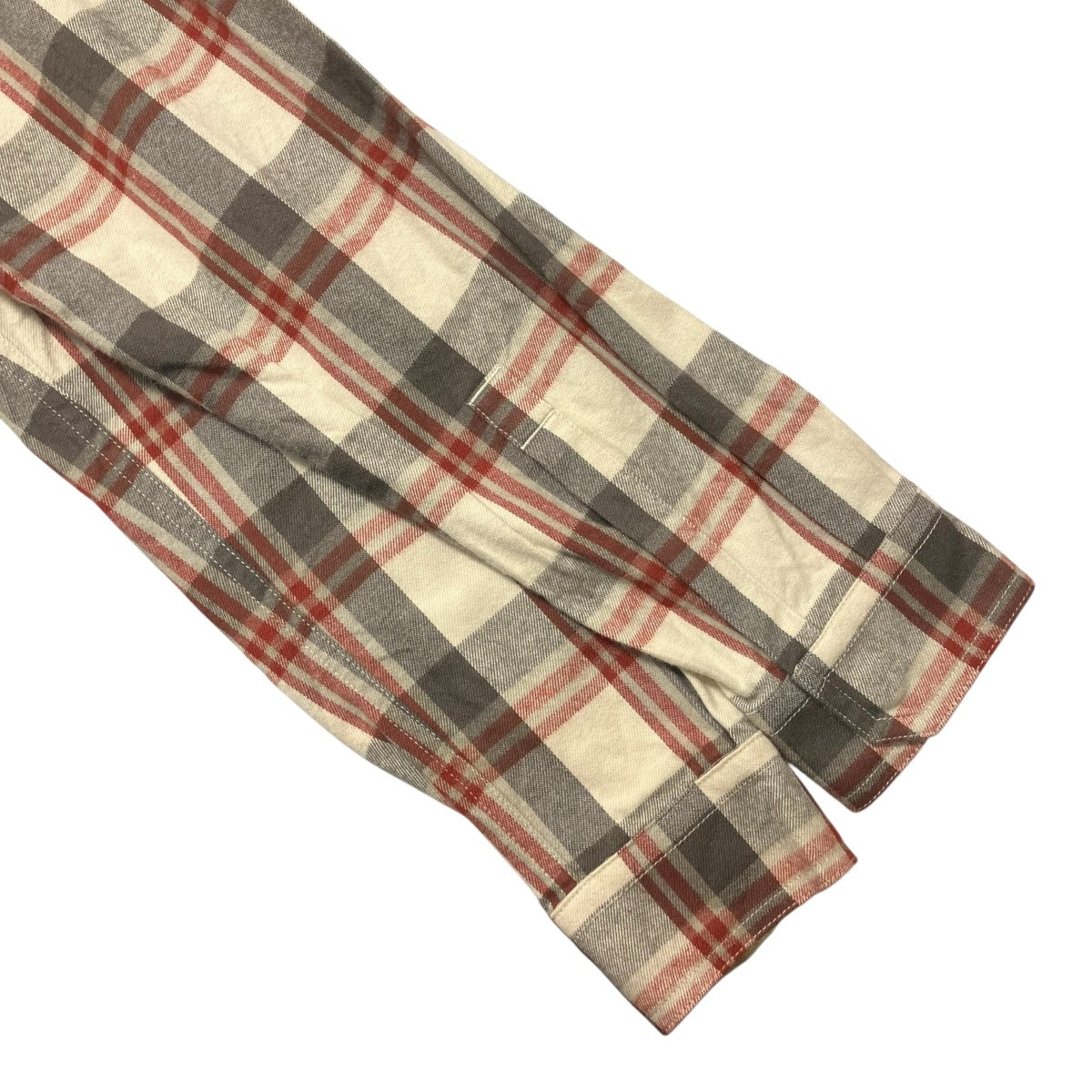 RICK OWENS チェックフランネルシャツ シャツジャケット RU01F2236-CP 古着・中古-4枚目のアイテム画像