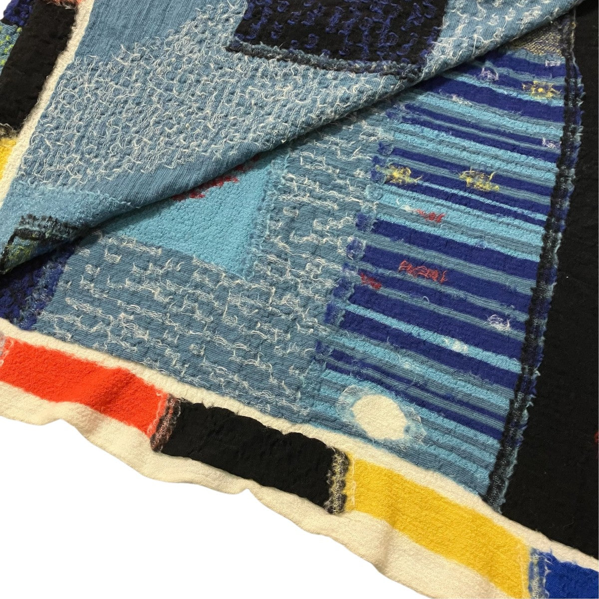 KAPITAL 縮絨ウールマフラー 古着・中古-3枚目のアイテム画像