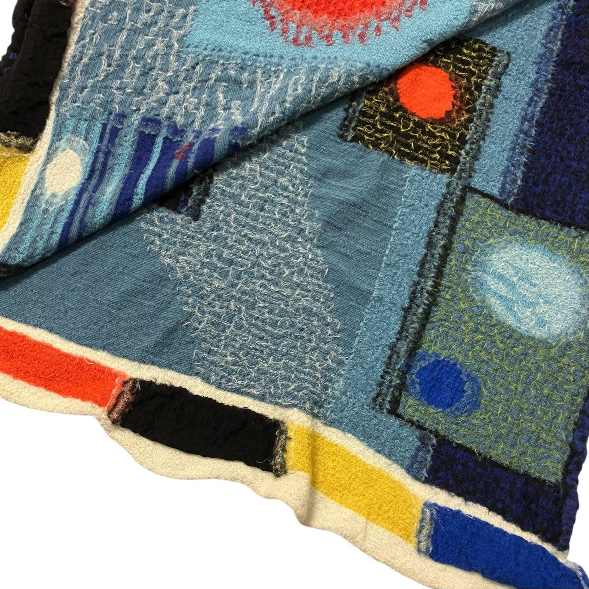 KAPITAL 縮絨ウールマフラー 古着・中古-4枚目のアイテム画像