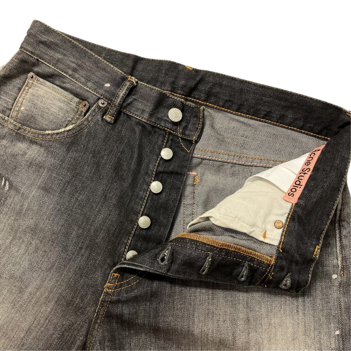 ACNE STUDIOS 2021MワイドフレアデニムパンツB00393-900 古着・中古-3枚目のアイテム画像