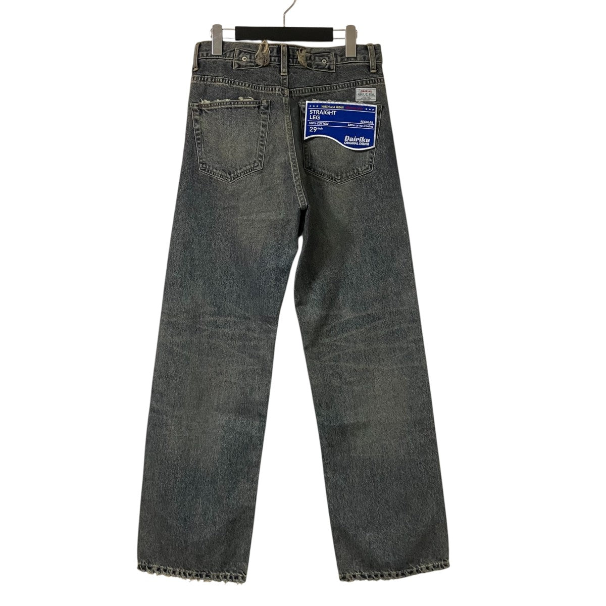 24AW“Straight“ Vintage Denim Pantsヴィンテージ加工デニムパンツ24AW D-10